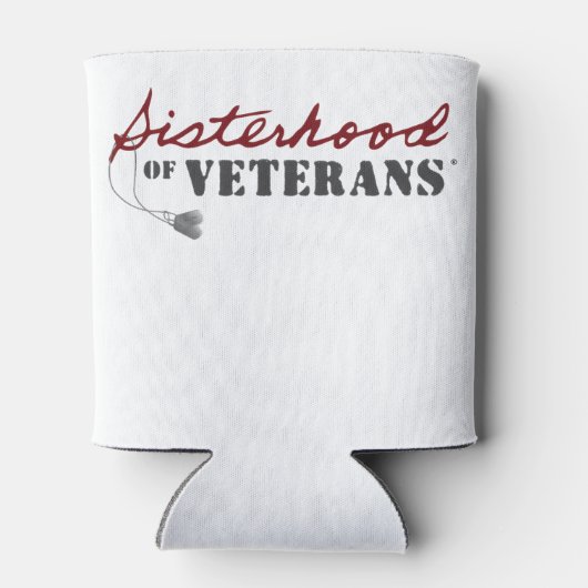 Sisters of Veterans Military Pride Design Blikjeskoeler (Achterkant)