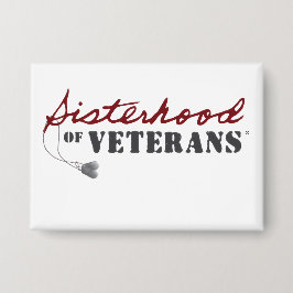 Sisters of Veterans Military Pride Design Button