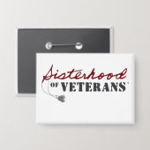 Sisters of Veterans Military Pride Design Button (Voorkant / Achterkant)
