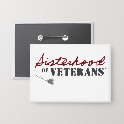 Sisters of Veterans Military Pride Design Button (Voorkant / Achterkant)