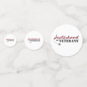 Sisters of Veterans Military Pride Design Confetti (Voorkanten)