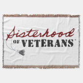 Sisters of Veterans Military Pride Design Deken (Voorkant)