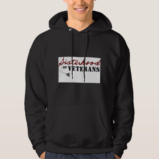 Sisters of Veterans Military Pride Design Hoodie (Voorkant)