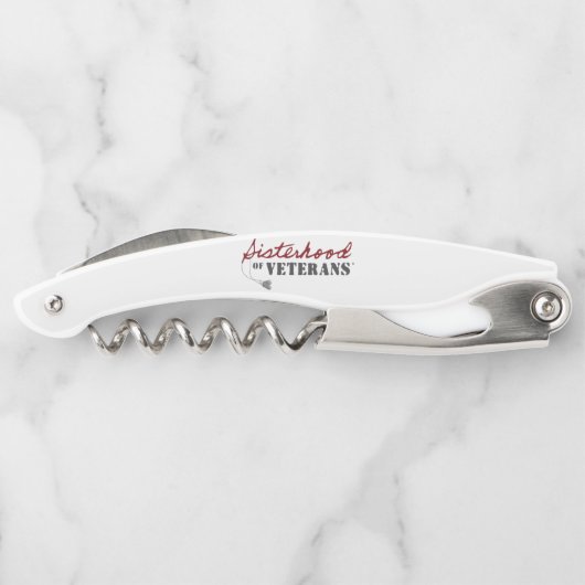 Sisters of Veterans Military Pride Design Kurkentrekker (Achterkant)