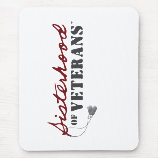 Sisters of Veterans Military Pride Design Muismat (Voorkant)