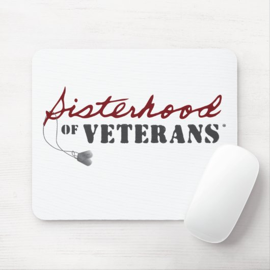 Sisters of Veterans Military Pride Design Muismat (Met muis)