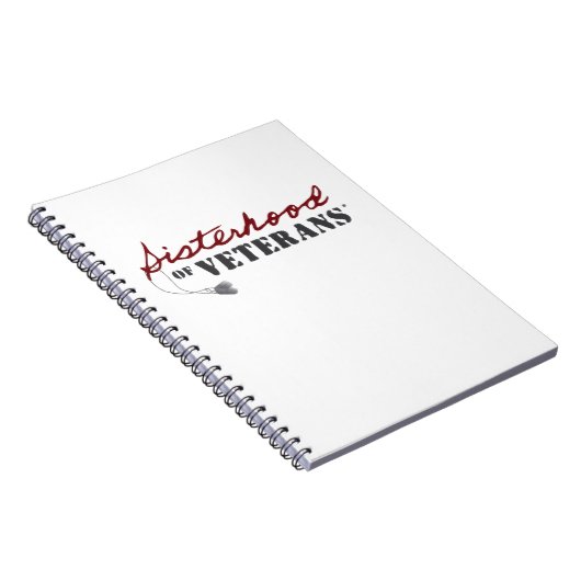 Sisters of Veterans Military Pride Design Notitieboek (Rechterzijde)