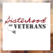 Sisters of Veterans Military Pride Design Raamsticker (Vel 2)