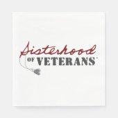Sisters of Veterans Military Pride Design Servet (Voorkant)