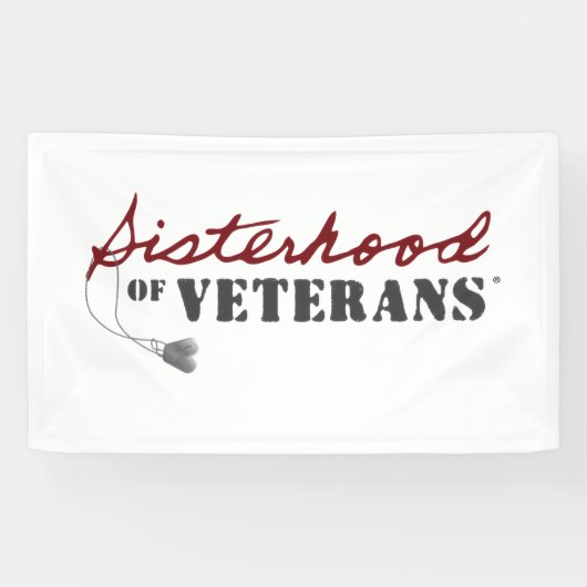 Sisters of Veterans Military Pride Design Spandoek (Horizontaal)