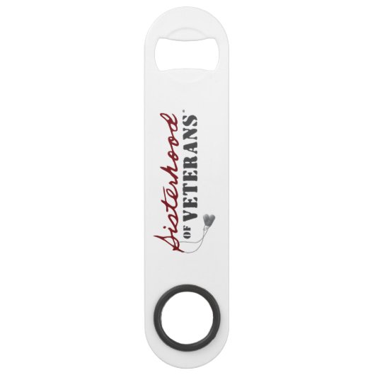 Sisters of Veterans Military Pride Design Speed Flessenopener (Achterkant)
