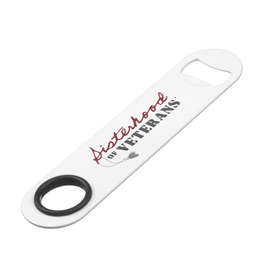 Sisters of Veterans Military Pride Design Speed Flessenopener (Achterkant Gekanteld)