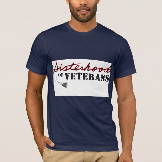 Sisters of Veterans Military Pride Design T-shirt (Voorkant)