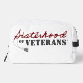 Sisters of Veterans Military Pride Design Toilettasje (Achterkant)