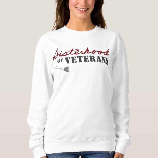 Sisters of Veterans Military Pride Design Trui (Voorkant)