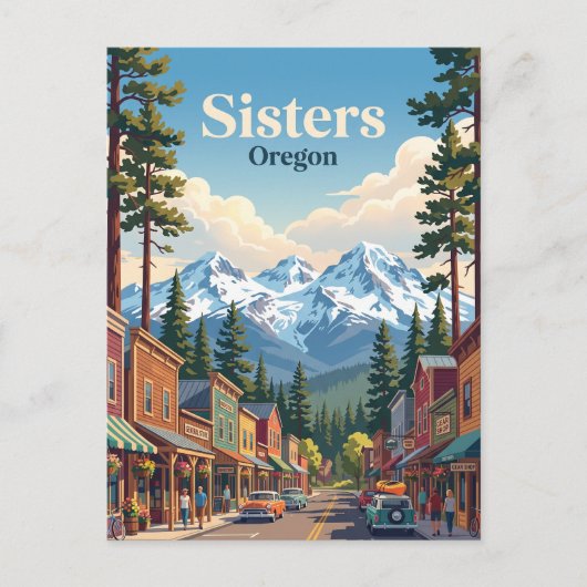 Sisters, Oregon Briefkaart (Voorkant)