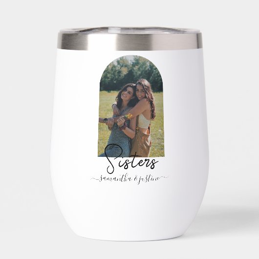 Sisters Photo Arch Shape - Aangepast (Achterkant)