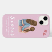 Sisters Photo Collage iPhone 14 Case – Forever (Achterkant (horizontaal))