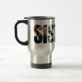 Sisters Photo Collage Travel Mug Gift Reisbeker (Links)