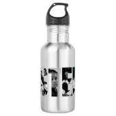 Sisters Photo Collage Water Bottle Gift Waterfles (Voorkant)