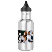 Sisters Photo Collage Water Bottle Gift Waterfles (Rechts)