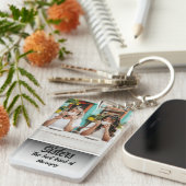 Sisters Photo Collage with Names, Best Therapy Sleutelhanger (Voorkant Rechts)