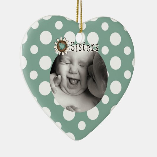 Sisters Photo Keepomwille Ornament (Rechts)