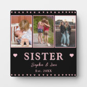 Sisters Photo Mug Plaque – Custom Gift for Her Fotoplaat (Voorkant)