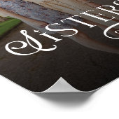 Sisters Photo Personalized Monogram Poster (Hoek)