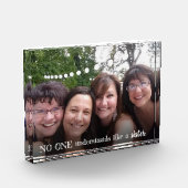 Sisters Photo Script Gift for Sisters Fotoblokken (Links)