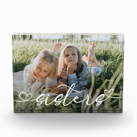 Sisters Photo Typografie Fotoblokken (Voorkant)