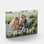 Sisters Photo Typografie Fotoblokken (Links)