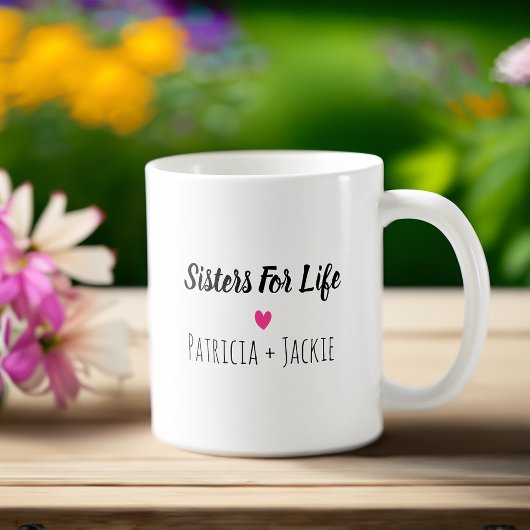 Sisters Pink Koffiemok