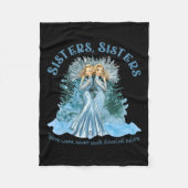 Sisters Pyjamas Vakantie Witte Kerstfilm 1954 Fleece Deken (Voorkant)