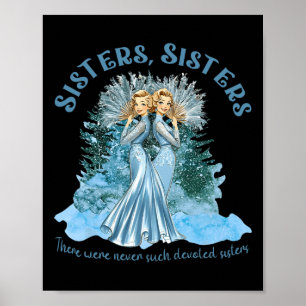 Sisters Pyjamas Vakantie Witte Kerstfilm 1954 Poster
