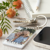 SISTERS Quote & 2 Photo Cadeau Sleutelhanger (Voorkant Rechts)
