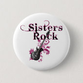 Sisters Rock Ronde Button 5,7 Cm (Voorkant)