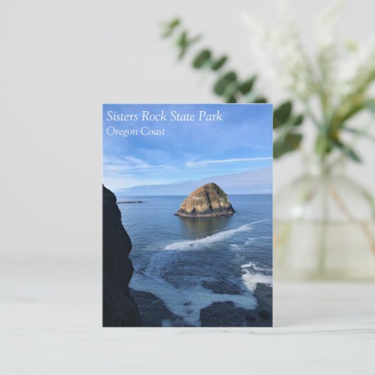Sisters Rock State Park, Oregon Coast Briefkaart (Staand voorkant)