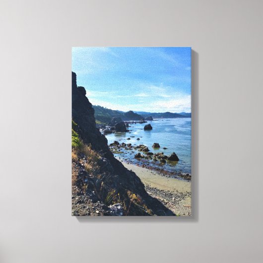 Sisters Rock State Park, Oregon Coast Canvas Afdruk (Voorkant)