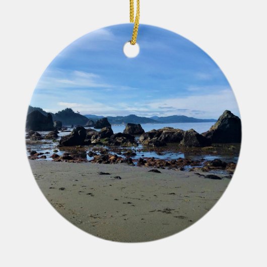 Sisters Rock State Park, Oregon-kust Keramisch Ornament (Voorkant)