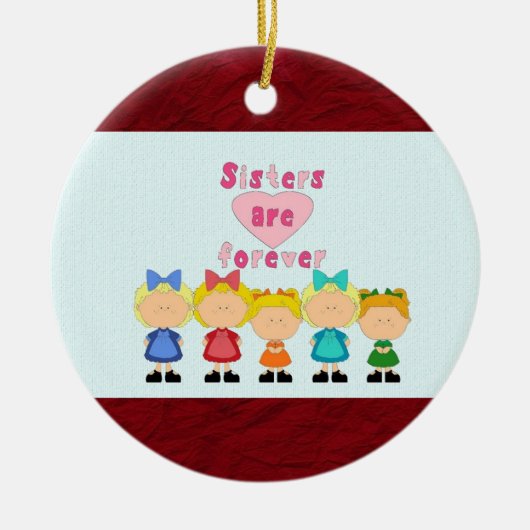 Sisters Round Ornament (Voorkant)