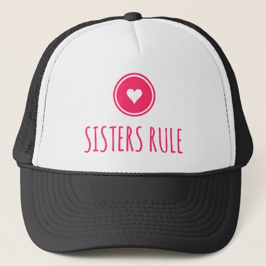 Sisters Rule Trucker Hat Pet (Voorkant)