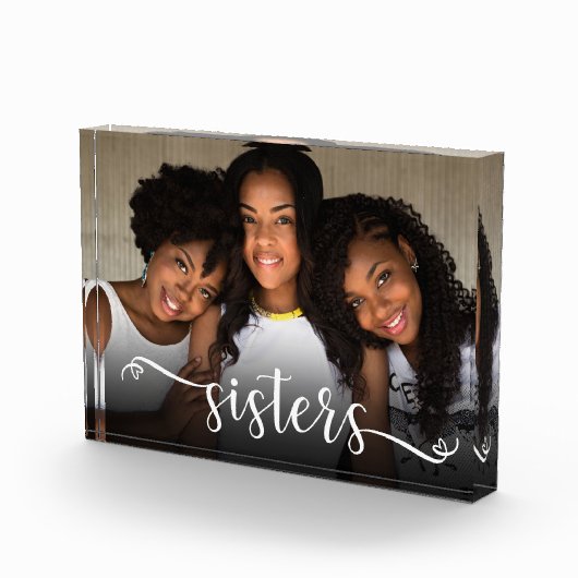 Sisters Script Foto Blok (Rechts)