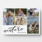 Sisters Script | Foto-inkuilzussen Fotoplaat (voorkant)