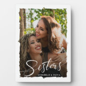 Sisters Script Moderne foto Fotoplaat (voorkant)
