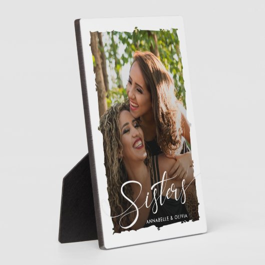 Sisters Script Moderne foto Fotoplaat (Zijkant)