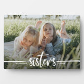 Sisters Script Moderne foto Fotoplaat (voorkant)