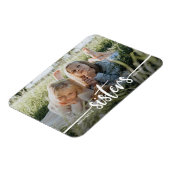 Sisters Script Moderne Photo Magnet Magneet (Linkerzijde)