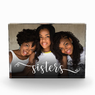 Sisters Script Photo Block Fotoblokken