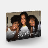 Sisters Script Photo Block Fotoblokken (Links)